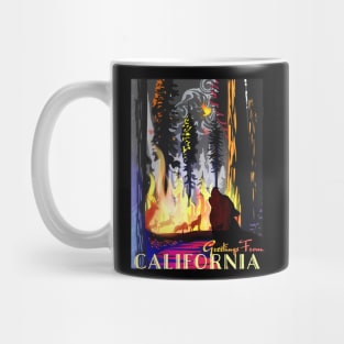 Greetings From the California Wildfires Mug